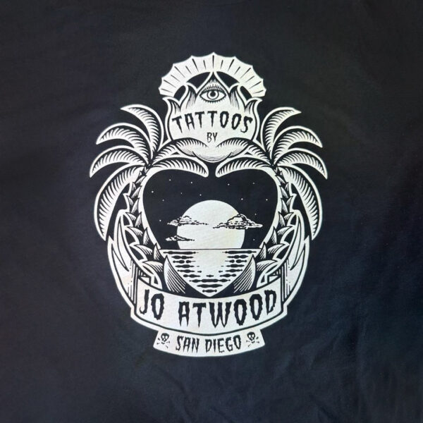 Jo Atwood Tattoos t-shirt Beach Goth #1